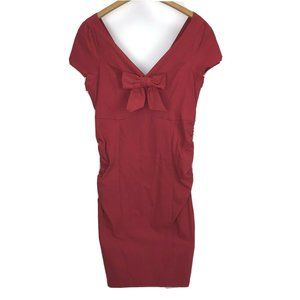 NEW TORRID Retro Chic Dress 14 Red Bodycon